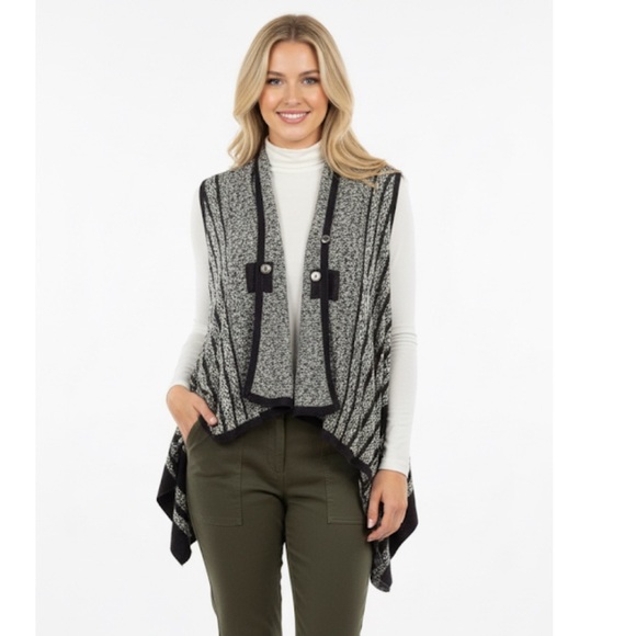 Anis A boho sleeveless knit cardigan size medium - Picture 16 of 16